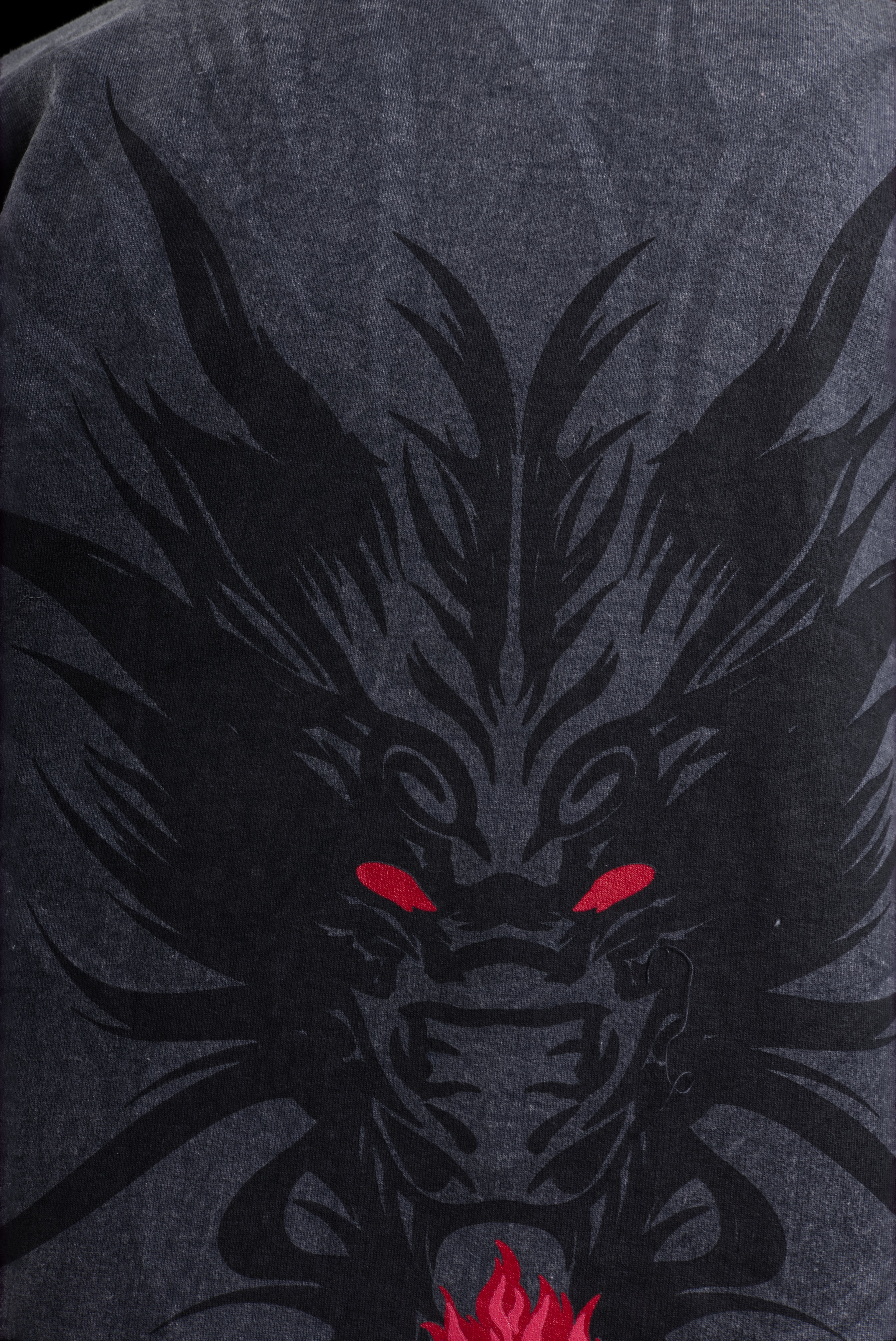 MIGHT GUY RED BEAST OVERSIZED T-SHIRT